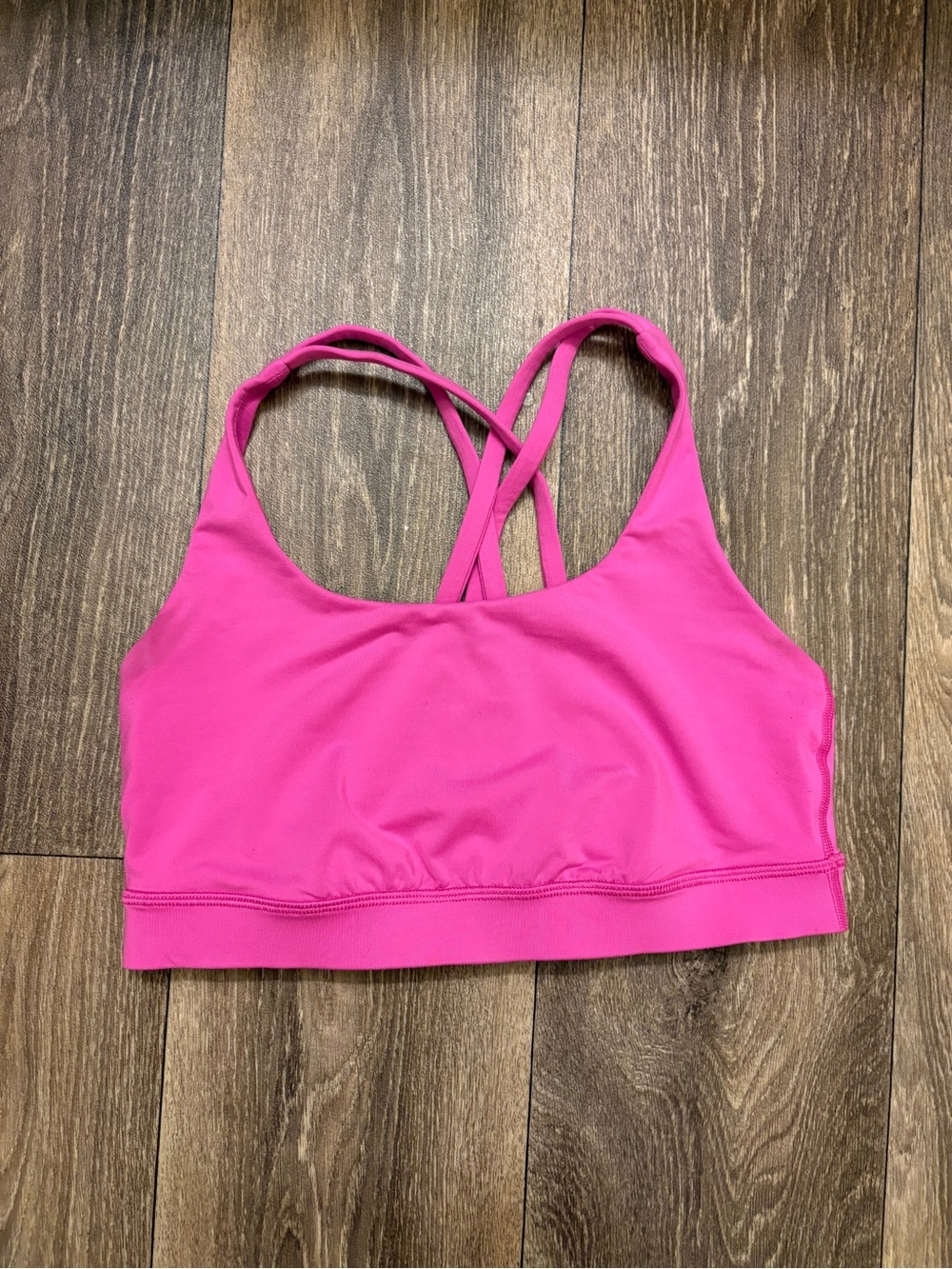 lululemon energy sports bra in pow pink size 6